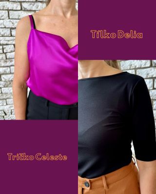 Delia & Celeste – dva vršky, které tě ráno nenechají na holičkách 🩷 Nejsou to jen obyčejná tílka a trička. Delia a Celeste...
