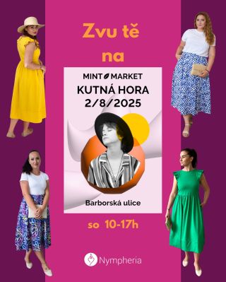 Další MINT Market je tady! Už v sobotu 2. 8. se na tebe těším v krásné Kutné Hoře – najdeš mě na Barborské ulici mezi...